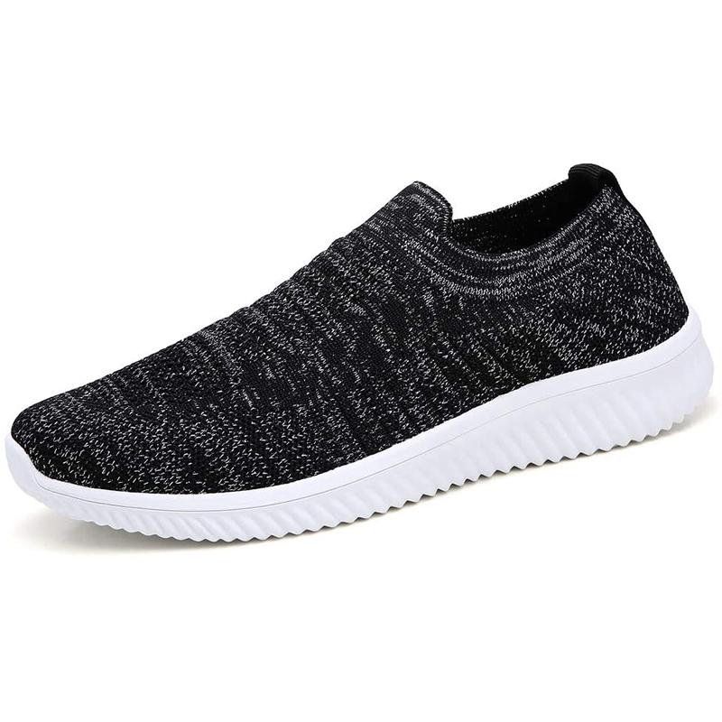 Akk Black Women's Sneakers Slip On Walking Tennis